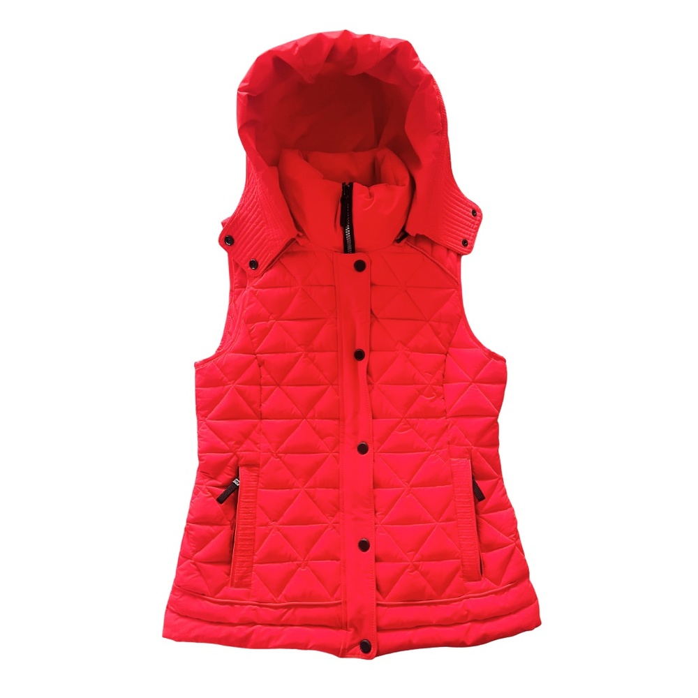 Marc New York Skien Quilted Red Puffer Vest Size Small